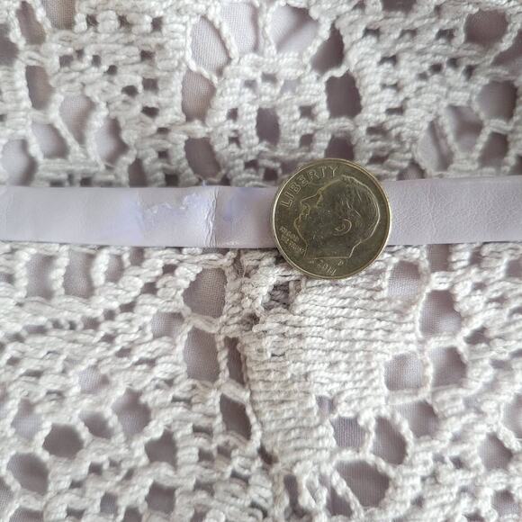Burberry London Lace Pencil Skirt Light Purple Spring Easter Women 6 - Picture 12 of 13